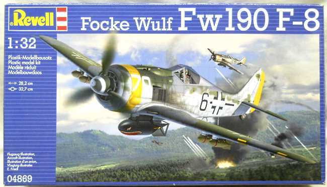 Revell 1/32 Focke-Wulf Fw-190 F-8 - (Fw190F8), 04869 plastic model kit